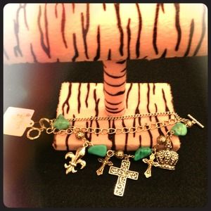 Beautiful charm bracelet .