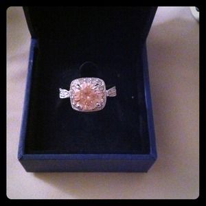Pink diamond inspired ring