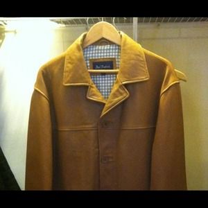Men's tan Leather jacket (JUST REDUCED)