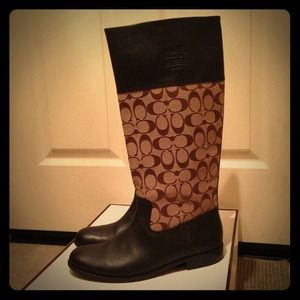 Authentic Coach Chrissi Boots 🎀reserved🎀