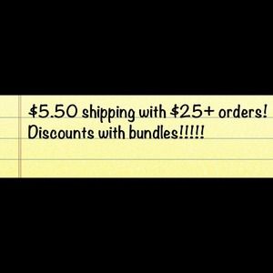 Shipping Discount!