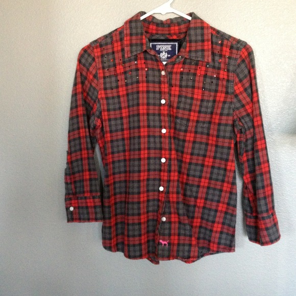 💢Sold💢VS pink flannel