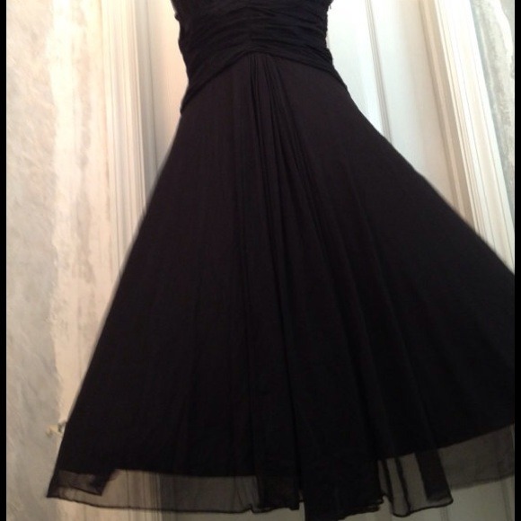 NWT Mixit Black Mesh Halter Dress Wm Sz-6 - Picture 2 of 4