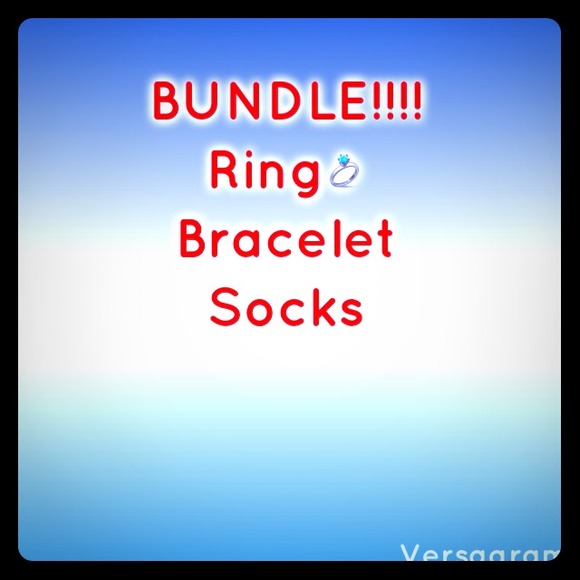 Pearl ring bracelet and socks