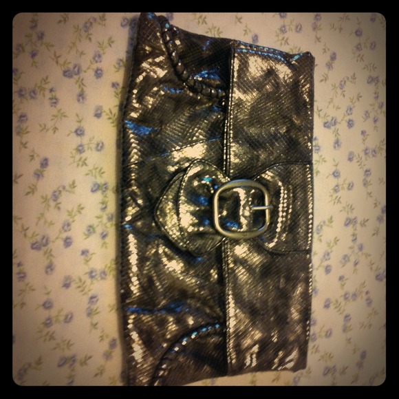 Jessica Simpson Overside envelope clutch.