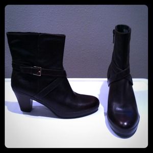 Clark's ankle boots.