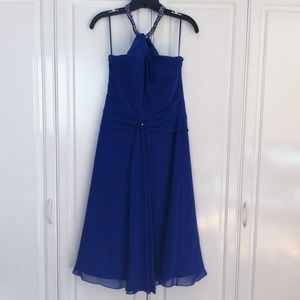 Size 12 Royal Blue Formal Dress