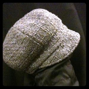 Grey knit hat