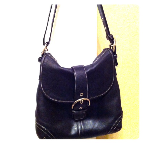 Authentic black Coach purse