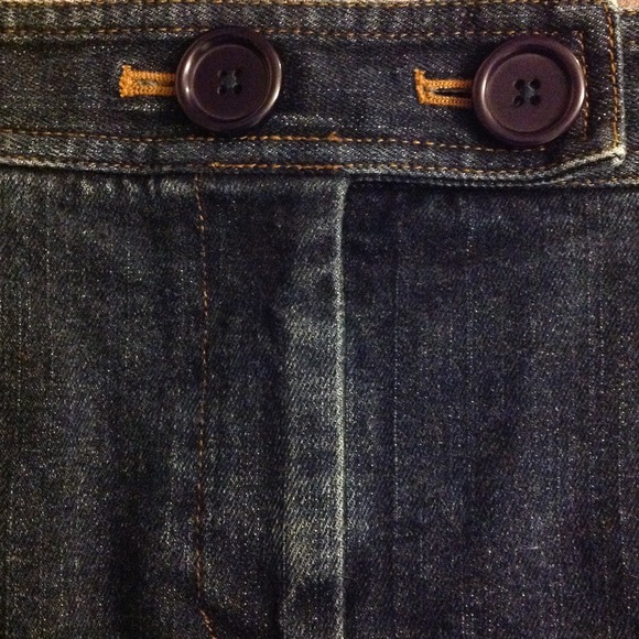 Ann Taylor Loft stretch denim skirt