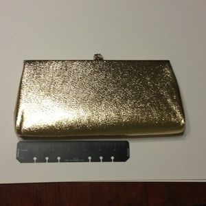 Vintage gold evening clutch
