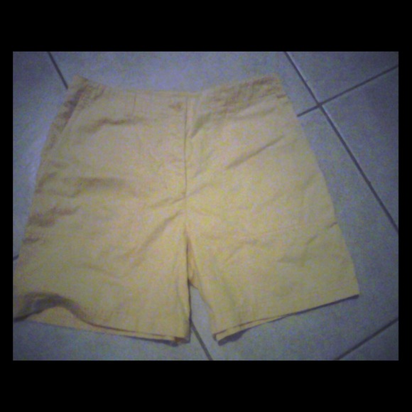Yellow shorts