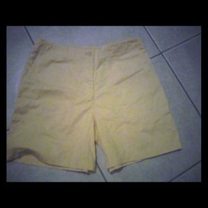 Yellow shorts