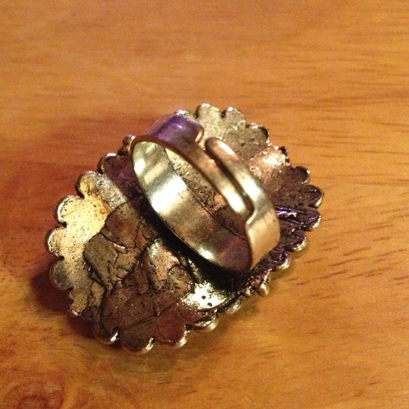 Blue & Silver Fashion Ring - Picture 3 of 3