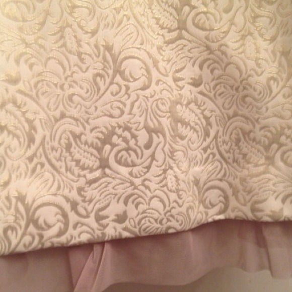 Vintage Inspired GoldThread Halter Pinup Dress SzM - Picture 4 of 4