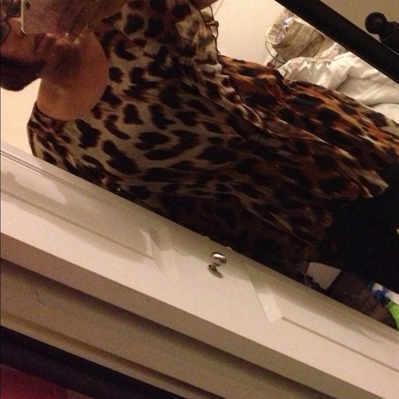 🔴Trade🔴Cheetah animal print top