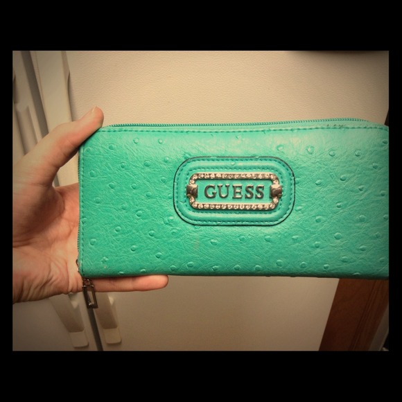 Teal Guess Wallet