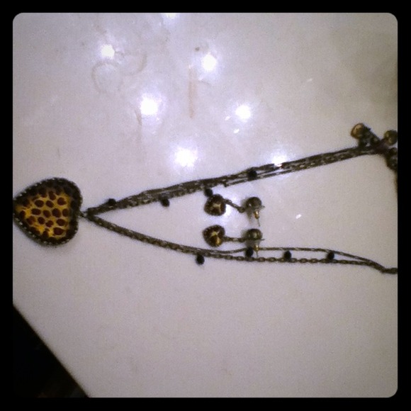 Betsy Johnson necklace/earring set