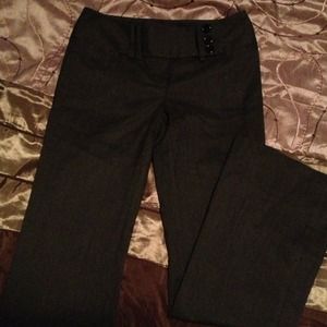 Very cute black pin striped work pants
