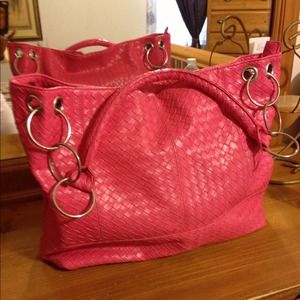 Pink handbag