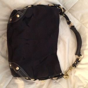 Black Coach Carly handbag