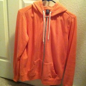 Light pinkish orange size large Zine zip up