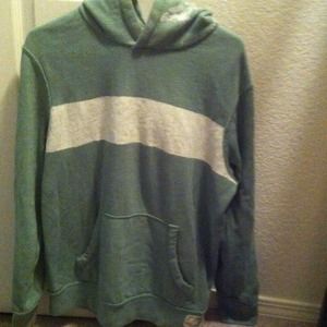 America eagle oversized pullover green hoodie