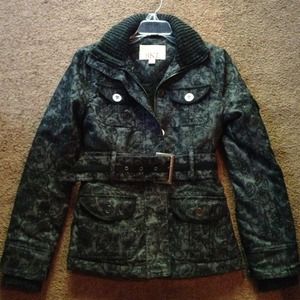 Black and grey,,, beautiful  with belt