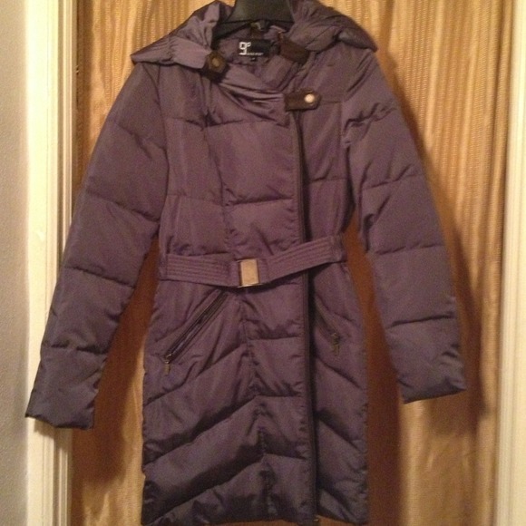 Down jacket with hoodie