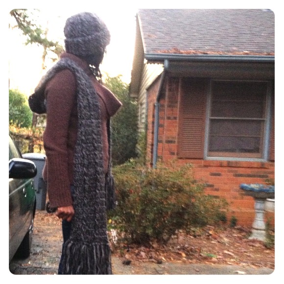 Handmade hat & scarf set