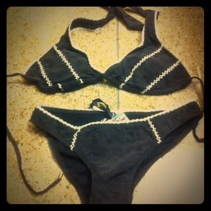 SOLD Red Cartier swimwear