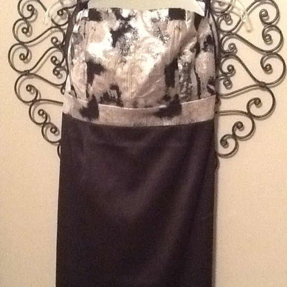 Black and Silver Dress