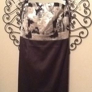 Black and Silver Dress