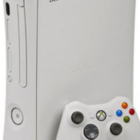 Xbox 360 w cords and controller. Has a 60 gb HD