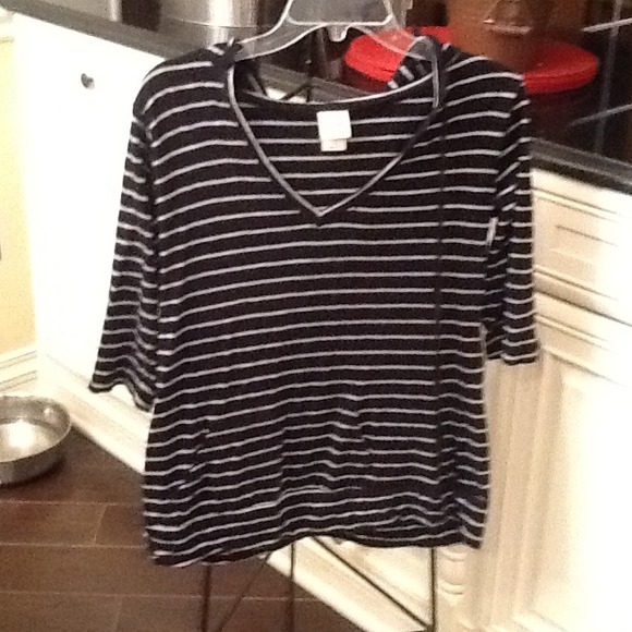 Sold in bundle black  stripe top with hoodie