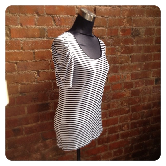 Tops - HALF OFF SALE | Striped Puff Sleeve T Shirt Tops - HALF OFF SALE | Striped Puff Sleeve T Shirt