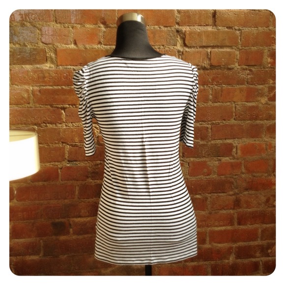 Tops - HALF OFF SALE | Striped Puff Sleeve T Shirt Tops - HALF OFF SALE | Striped Puff Sleeve T Shirt