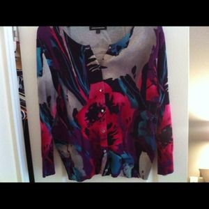 Floral cardigan from Express