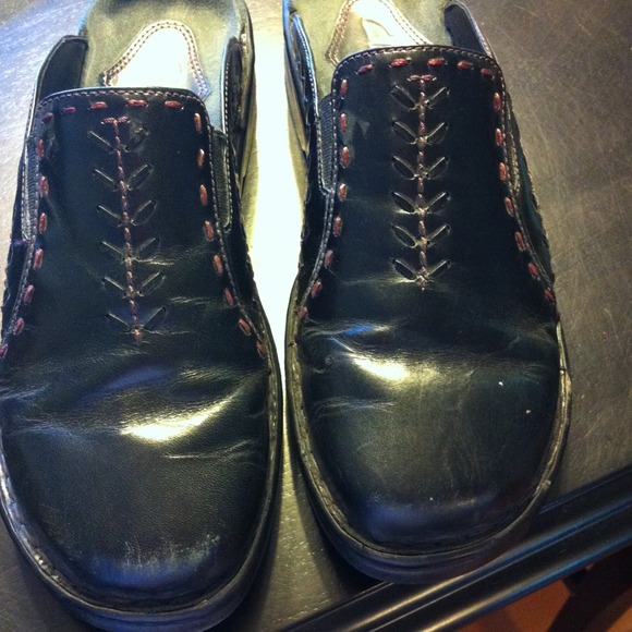 Black slip on Clarks