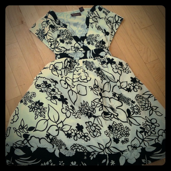 Black and cream dress reduce