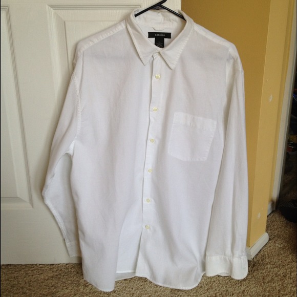 Express men's long sleeve sjirt