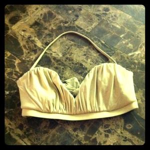 Gold speckled Nude Bandeau