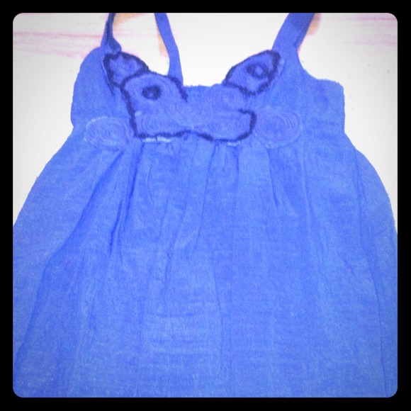 TRADED---Navy blue dress/one shoulder dress/ tank