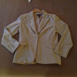 Cream/taupe blazer
