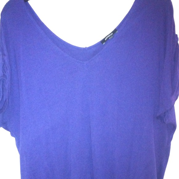Sold 🎉Purple short sleeved top from Express