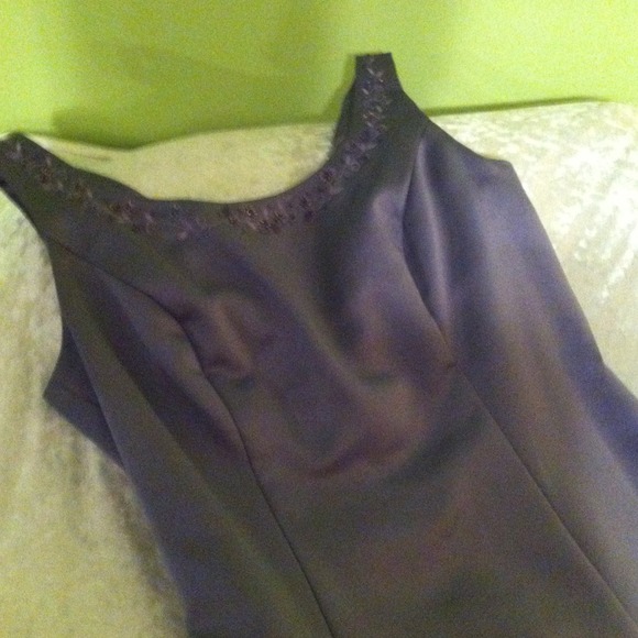 Purple bridesmaid dress