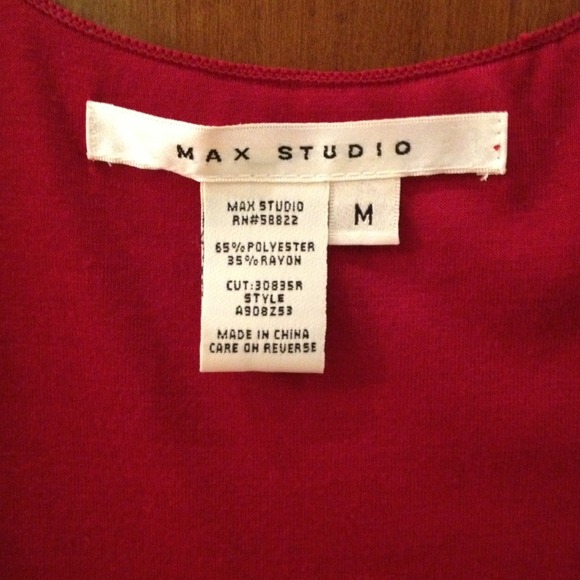 REDUCED!!! Max Studio Red Ruffle Dress - Picture 2 of 3