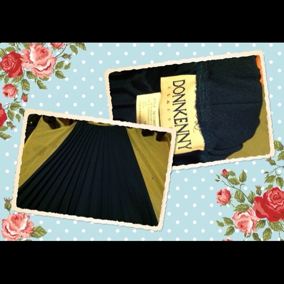 Vintage Navy Blue A-Line