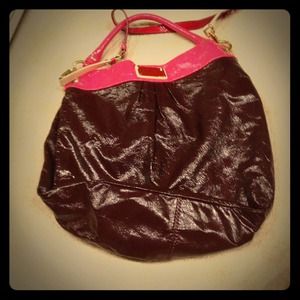 Dr.Q Colorblock Large Hillier Hobo - pink