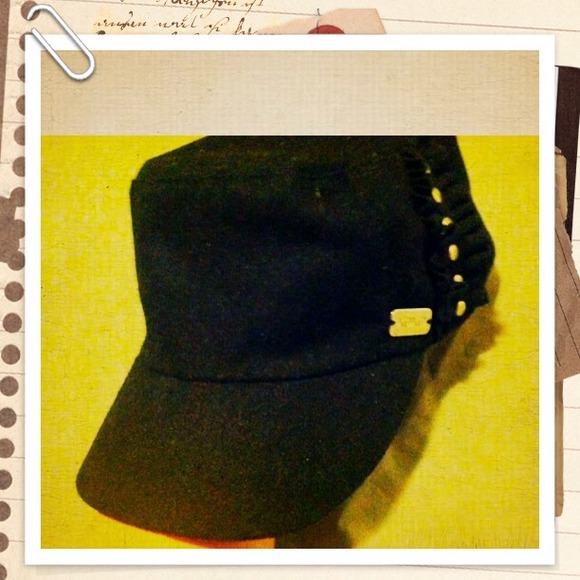 XOXO Studded Black Cap